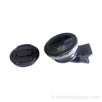 Lentille fish eye de télescope pour téléphone portable grand angle